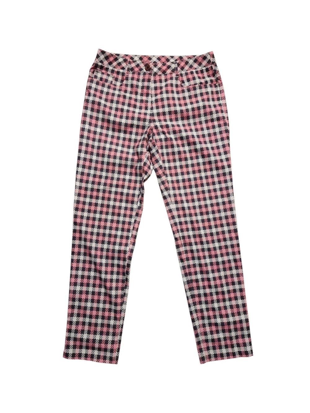 Nivo by Lanctôt Pink Plaid Performance Golf Pants, Size 4